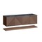 James Martin Vanities Marcello 72in Double Vanity, Chestnut w/ 3 CM Charcoal Soapstone Top D200-V72-CSN-3CSP - alternate 7